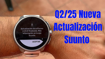 📲 Actualización Suunto Q2 2025: ¿Qué cambia en tu reloj?