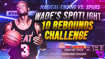 How To Get 10 Rebounds With Wade Vs The Spurs in NBA 2K20 MyTeam Spotlight Challenges!