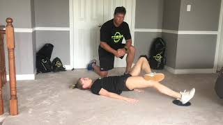 Gliding Disc Figure 4 Hamstring Curl   SD 480p