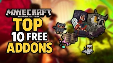 Top 10 BEST FREE ADDONS in Minecraft Bedrock Marketplace - Server.pro