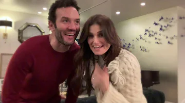 Idina Menzel - I'll Be Home for Christmas: The Movie with Aaron Lohr (Behind The Scenes)