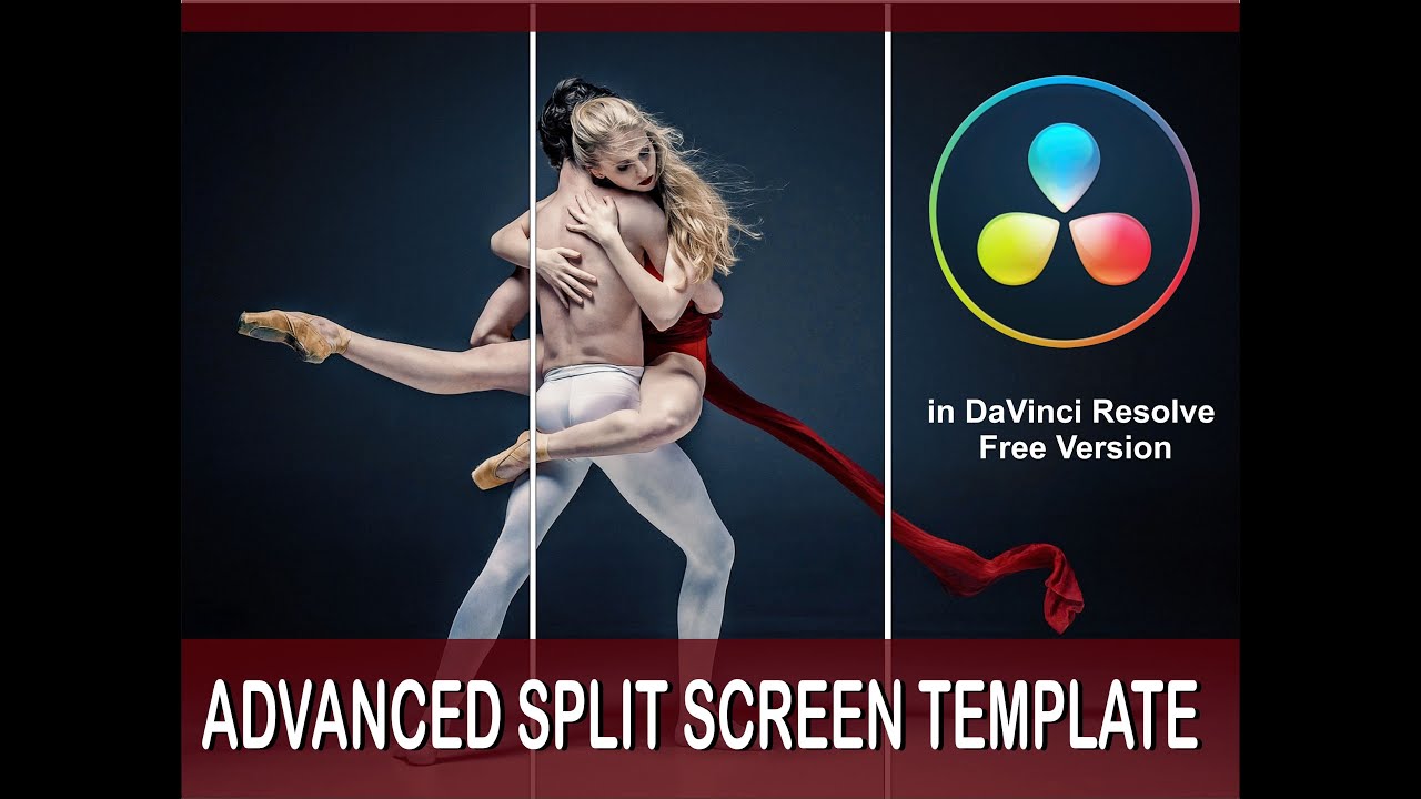 Advanced Split Screen Template in DaVinci Resolve 17 Free Version YouTube
