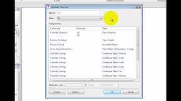 Revit Architecture 2011 Tutorial - Customizing Keyboard Shortcuts