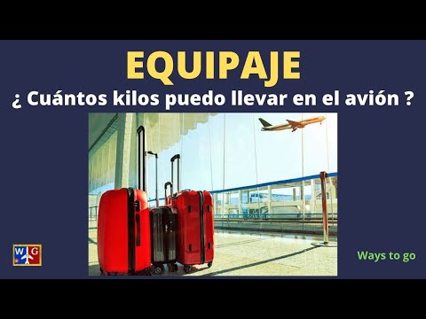 EQUIPAJE en AVIÓN, Condiciones actuales.