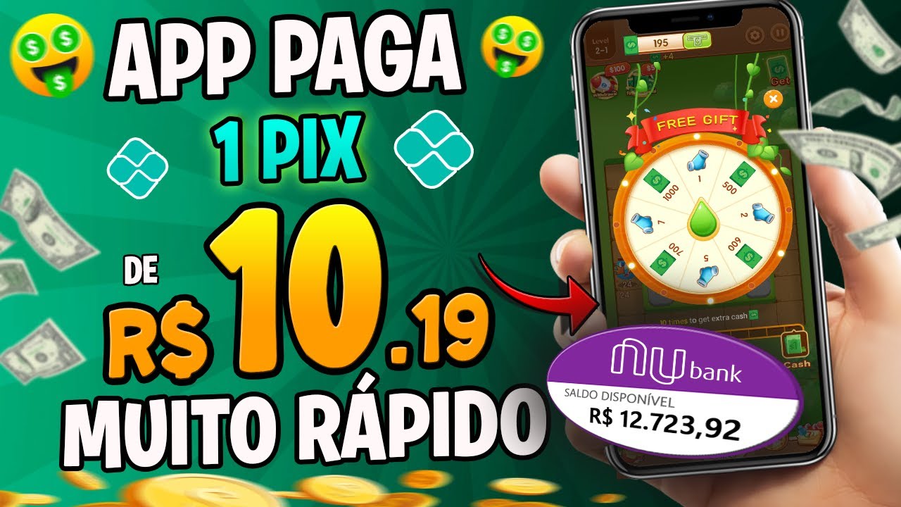 [SAQUE R$10 TODO DIA💸] APP que GANHA DINHEIRO de VERDADE no PIX e PAYPAL – Jogo Pagando via PIX