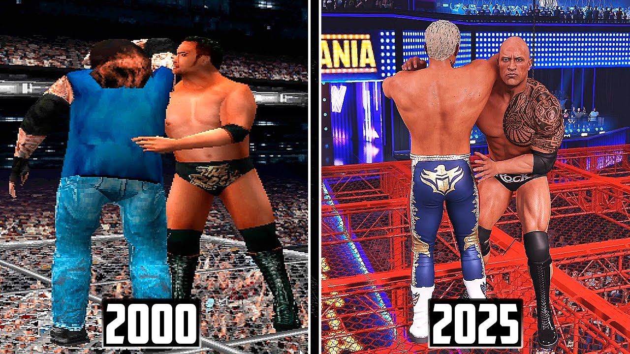 WWE 2K25: Ад в клетке: Эволюция WWE Games! (2000–2025)