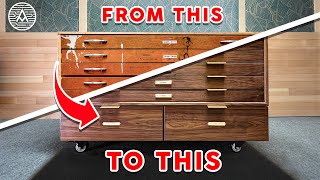 $40 Craigslist Flat File to $2000 Heirloom Cabinet by Michael Alm 267,490 views 1 year ago 25 minutes