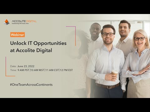 OneTeamAcrossContinents: Unlock IT Opportunities at Accolite Digital