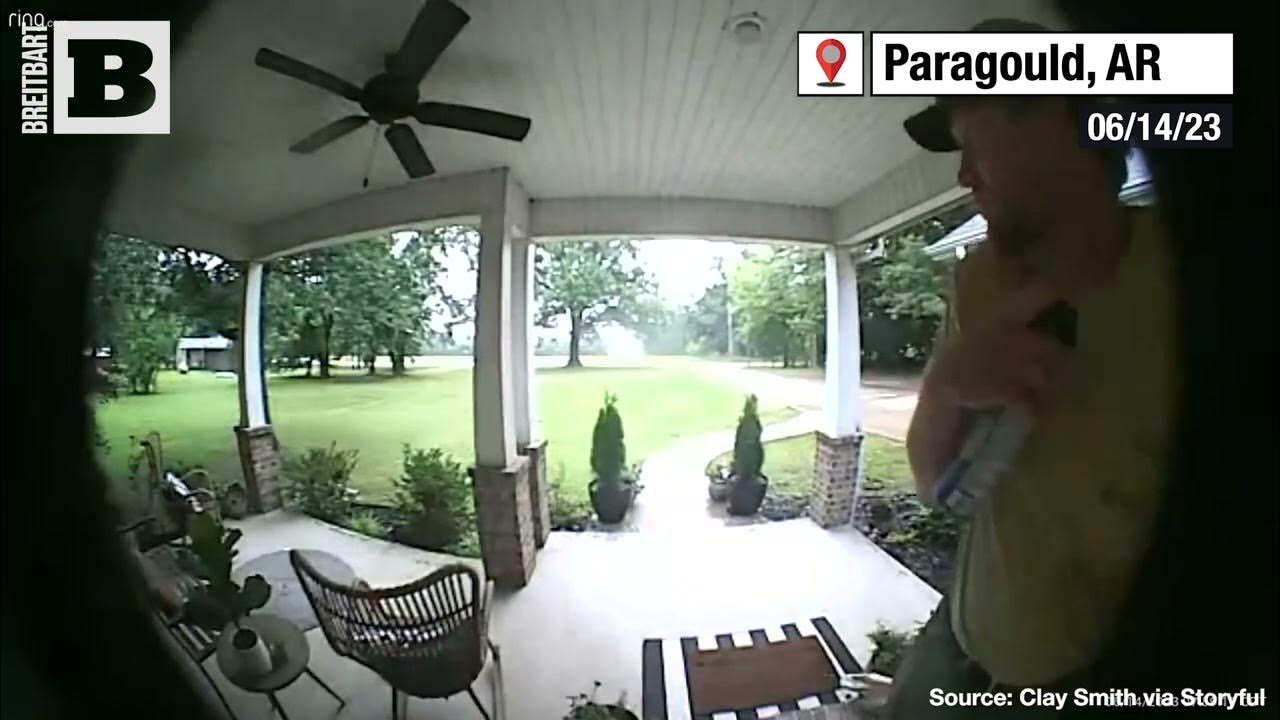 SHOCKING! Lightning Bolt Strikes Man's Tree SECONDS After He Steps