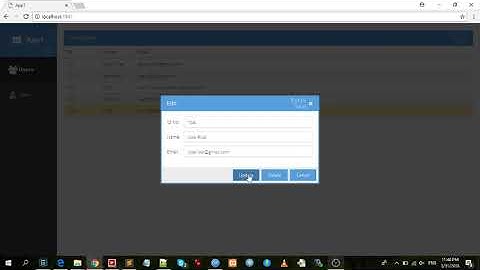 ExtJS Crud App Example