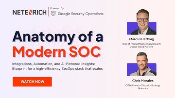 The Anatomy of a Modern SOC: Blueprint for a Scalable, AI-Powered SecOps Stack | SOC Webinar