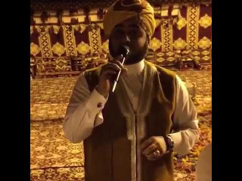 موال سكنانا تقليد للشاعر حيدر عبدالله اثناء القاءه امام الملك سلمان