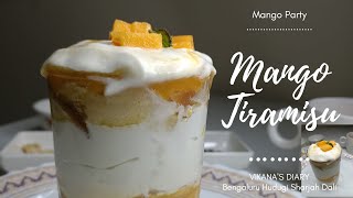 Mango Pudding | Mango Tiramisu | Mangomisu | Mango Cream | Mango recpie |