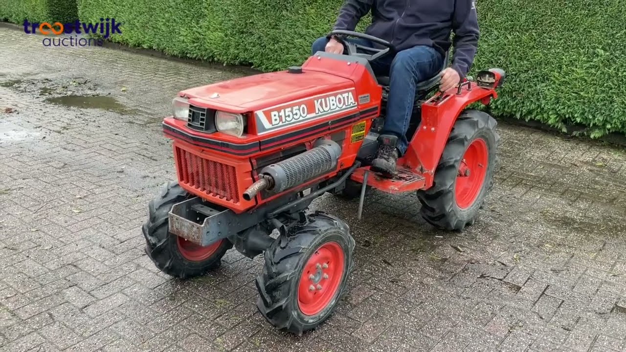 Kubota B1750 HST Kompakt-Traktor – Abziehbild / Aufkleber, Originalgetreu