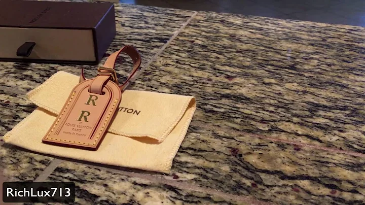 Louis Vuitton Luggage Tag Unboxing & Review