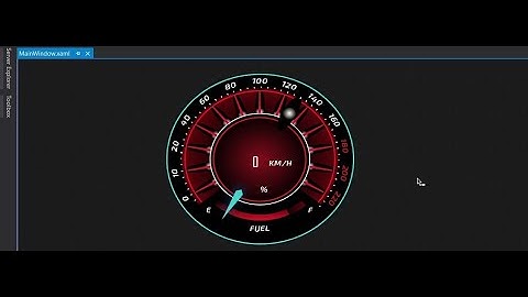 C# WPF SpeedoMeter - Vector Animation #shorts