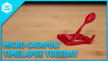 Micro Catapult - Timelapse Tuesday #3DPrinting
