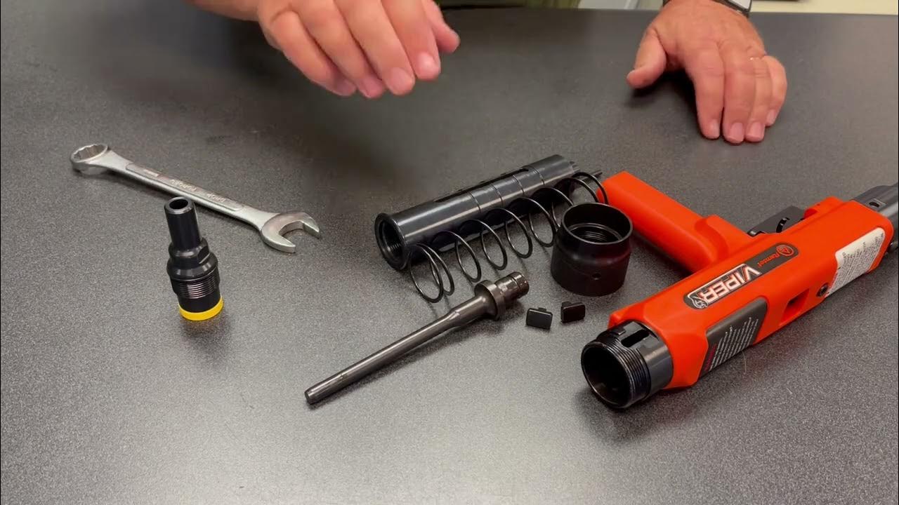 How To Replace The Piston On The Ramset Viper 4 Tool YouTube