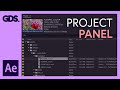 The Project Panel Links panel In Adobe After Effects Ep548 Adobe After Effects for Beginners