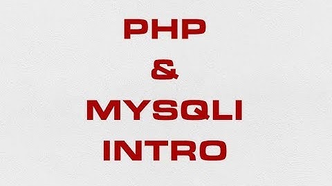 دروس php: انشاء اتصال بقاعدة بيانات mysql  باستخدام mysqli مع شرح طريقة الاستعلام و ادخال بيانات