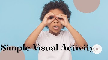 DIY Simple Visual activity for preschoolers|Visual Discrimination