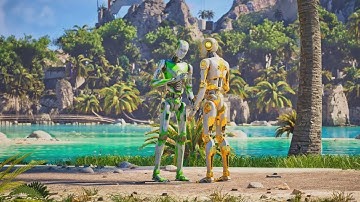 The Talos Principle 2 - Isle of the Blessed DLC Ending - Solving the Hexahedron Puzzle