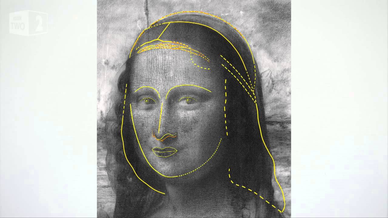 Рассматривая два снимка или портрета одного человека. Скрытый портрет под Моной Лизой. Франческо дель Джокондо.
