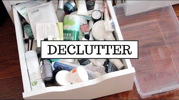 Makeup Collection DECLUTTER: Skincare