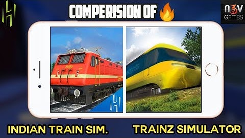 Comperision Of Indian Train Simulator VS Trainz Simulator |