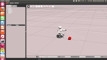Darwin-OP tracking and Walking towards a Ball Simulated on DRC-Simulator(Gazebo)
