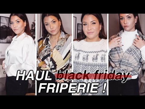 Haul ANTI Black Friday : FRIPERIE & try-on !