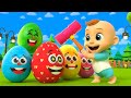 Juguetes sorpresa en Huevos Mágicos en la granja | Divertidas rimas infantiles para jugar