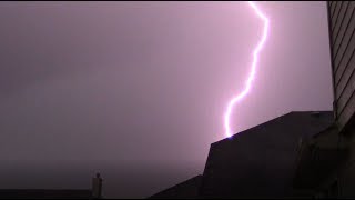 Intense Lightning Strikes in Severe Thunderstorm!!! @ Tomball, TX 5/9/2019