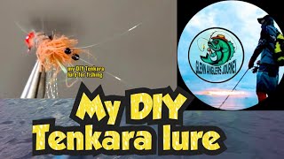 My first time make a Diy tenkara lure for fishing#viralvideo #video#viralvideos#diy#video#videoshort