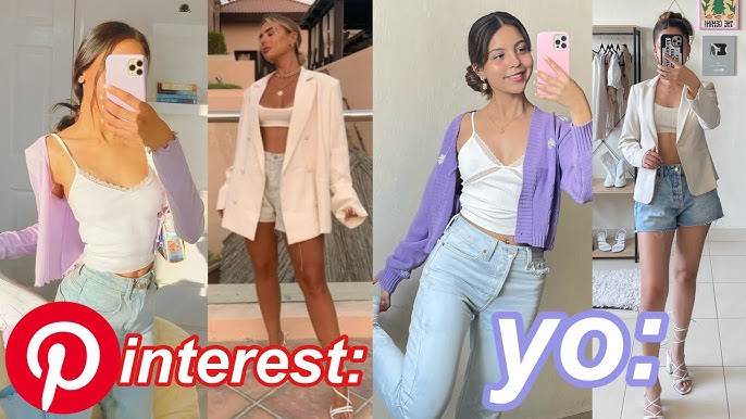 RECREANDO OUTFITS DE PINTEREST📌 *aesthetic* -Nina 