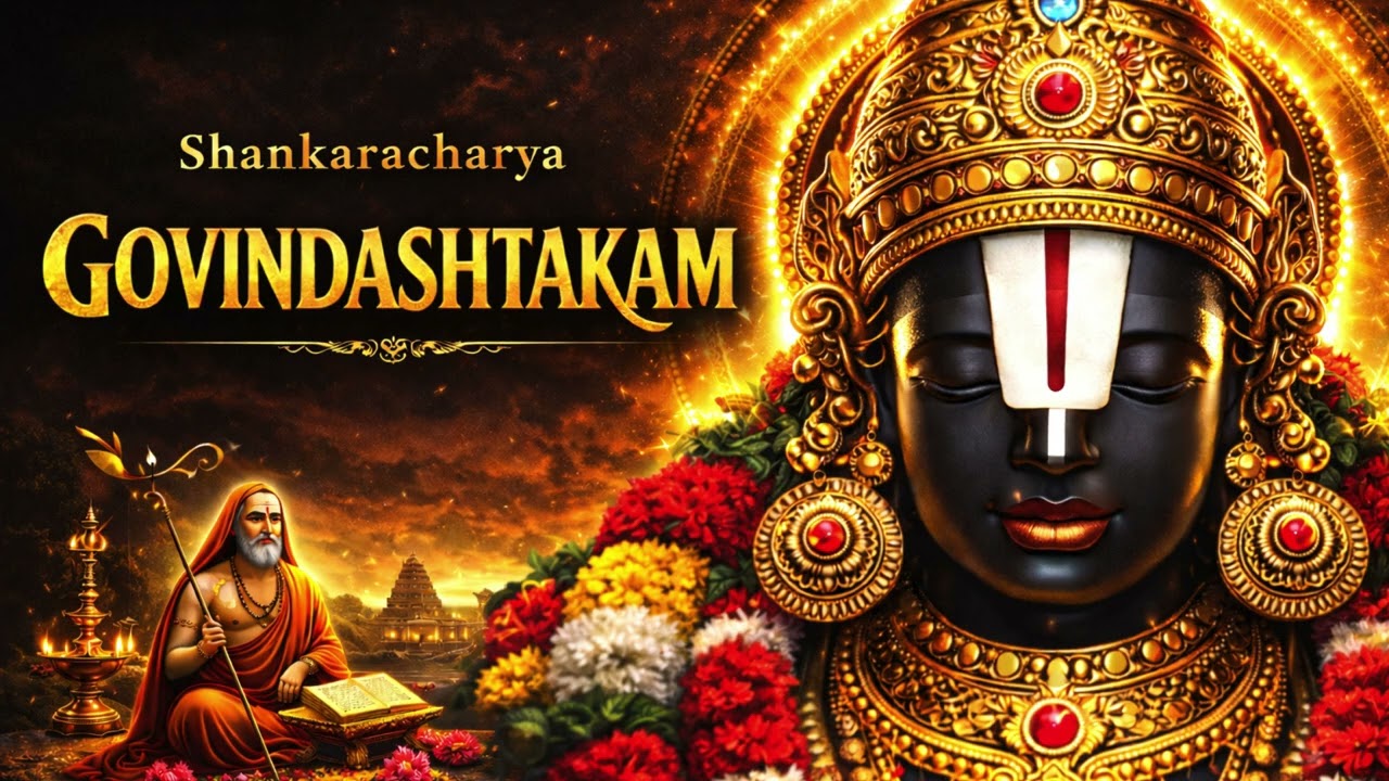 GOVINDASHTAKAM (SHANKARACHARYA) | POWERFUL GOVINDA STOTRAM | LORD VENKATESWARA DEVOTIONAL HYMN 🙏✨