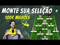 MONTE UMA SELEÇÃO MELHOR QUE ESSA POR 100 MILHÕES DE EUROS | DESAFIO DE SELEÇÃO