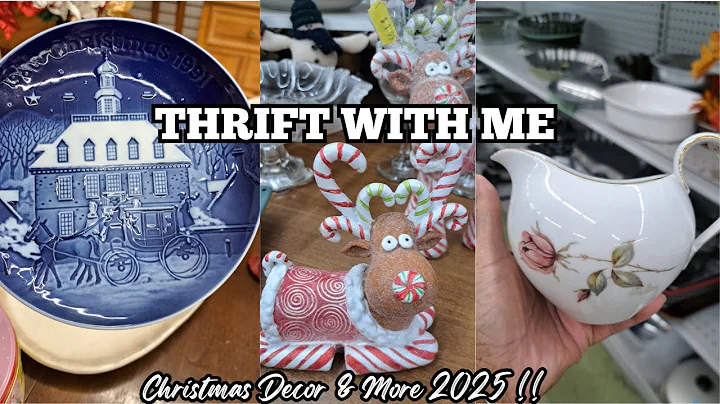 *NEW* THRIFTING FOR CHRISTMAS DECOR 2025/ THRIFT WITH ME/FESTIVE FINDS ON A BUDGET/VINTAGE CHRISTMAS
