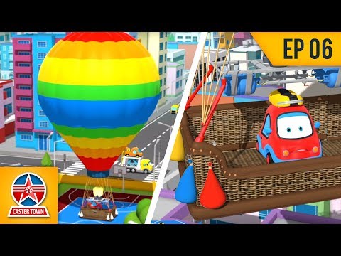 Leo the Little Red Car and the Hot Air Balloon Flight | The Caster Town EP06