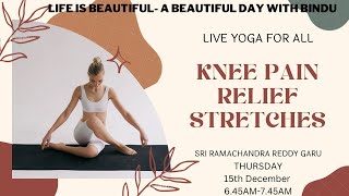 Knee pain Special Live Yoga