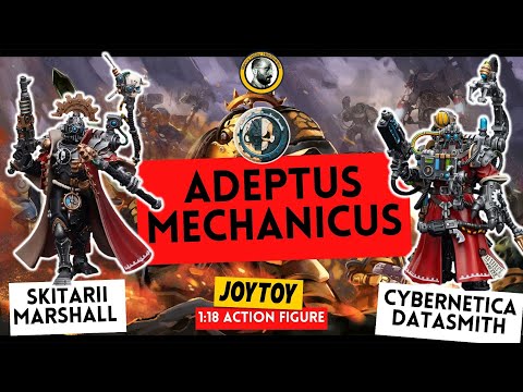  JoyToy Warhammer 40K: Adeptus Mechanicus Skitarii Marshal 1:18  Scale Action Figure : Video Games