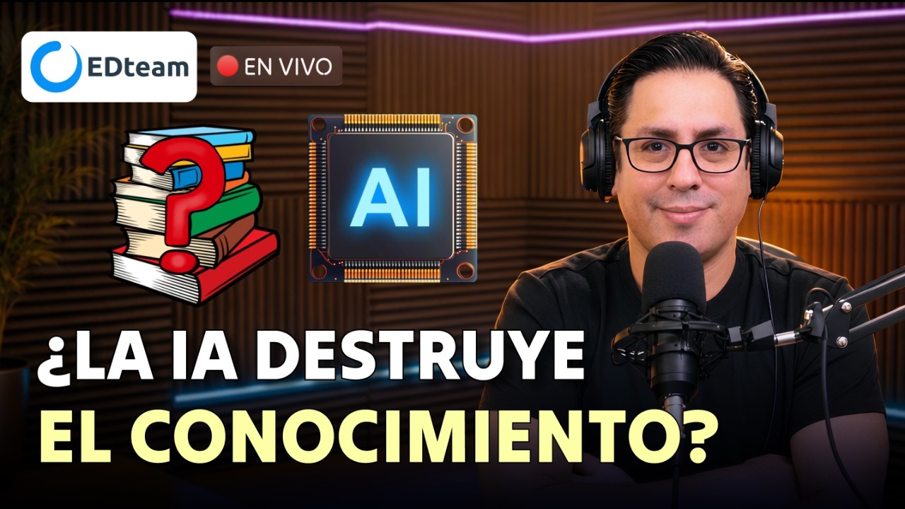 En vivo: ¿La IA está destruyendo el conocimiento humano?