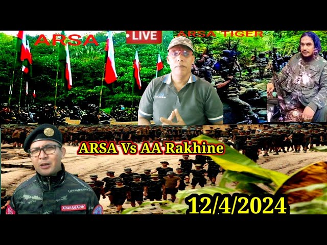 Live News | Kingdom of Arkan Tv ROHINGYA ARSA Vs AA NEWS  #ရိုဟင်ဂျာ နေ့စဉ်သတင်းဧပြီ 12/4/ 2024 class=