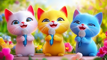 Rửa Mặt Như Mèo - Liên Khúc Nhạc Thiếu Nhi Chú Mèo Con 😽 Hoạt hình Con Mèo 😽 Meo Meo Rửa Mặt Như Mèo