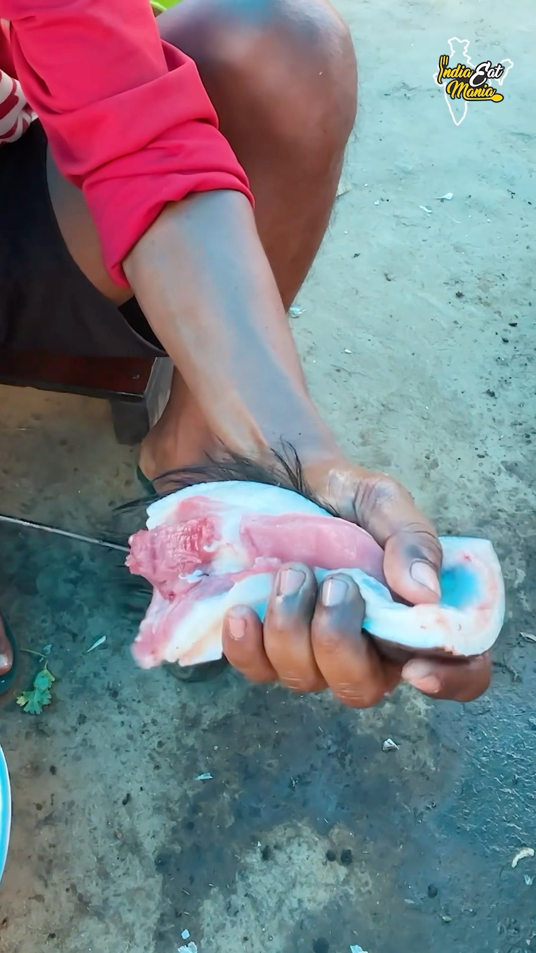 Adivasi Style Chulhe Wala Pork/Panda Meat Making In Ranchi Rs. 100/- Only #jharkhand #shorts