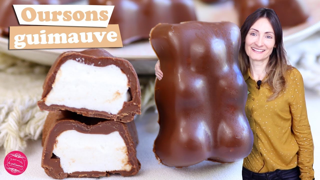 Recette ourson guimauve chocolat - Scrapcooking