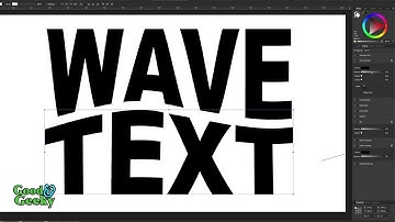 How to Edit Text to get a Warp Effect With Affinity Designer