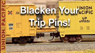 Why You Should Blacken the Trip Pins on Your Model Trains