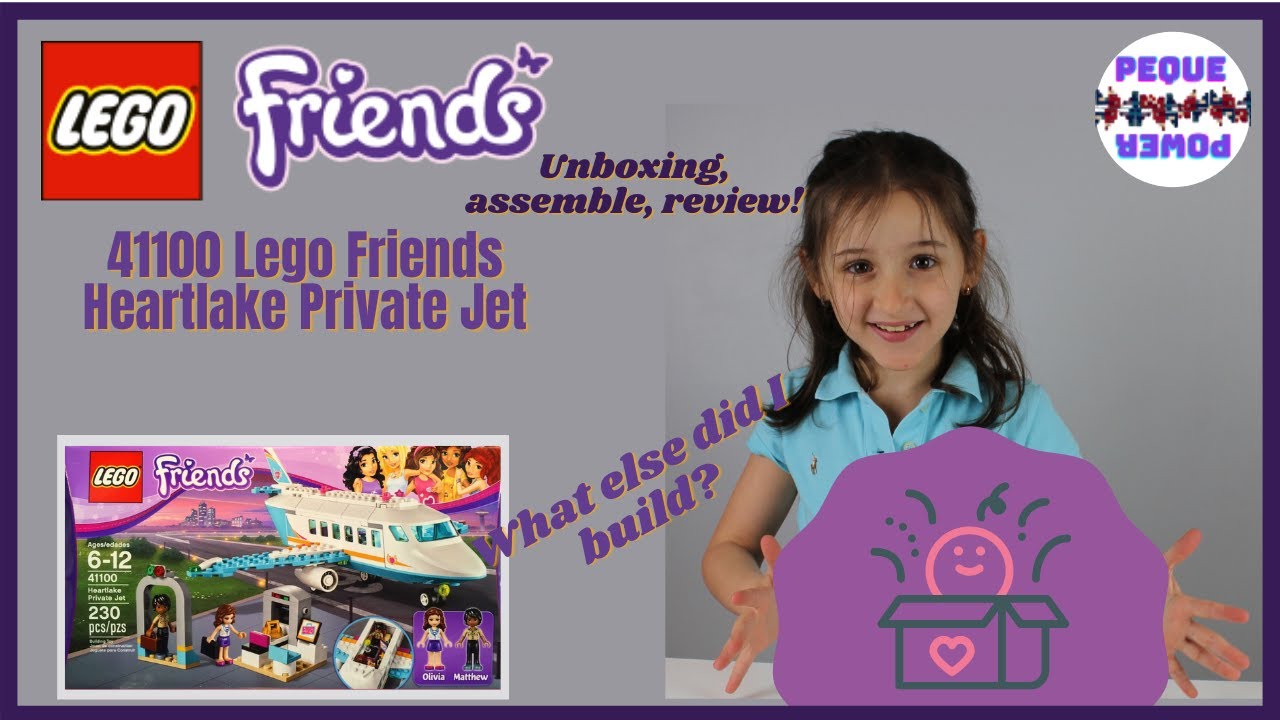 LEGO Friends Heartlake Private Jet. Unboxing, build, Review! And Bonus Build!!! 