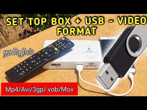 Set top Box USB Video Supporting Format தமிழில் | 100% working